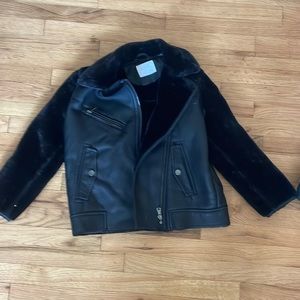 Zara girls black jacket